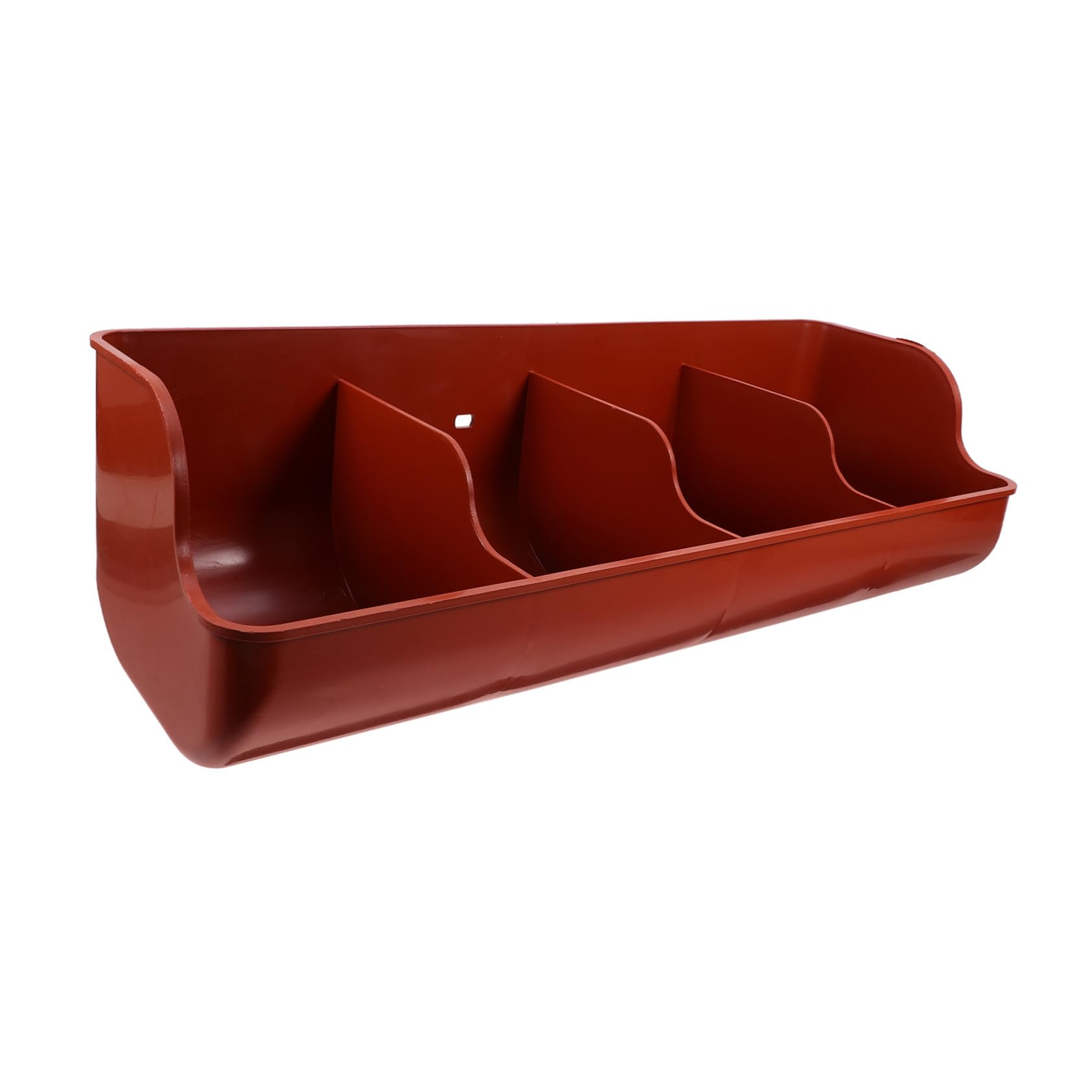 Mangeoire pour chèvres anti-gaspillage Hemobllo, plastique résistant multi-slots de ferme - 8