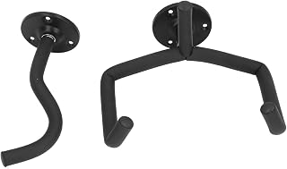 Guitar Hanger Wall Mount Holder, Metal Neck Hanger with Foam for Guitar, Ukulele, Banjo and Mandolin, Easy Installation with Screws for Home or Studio