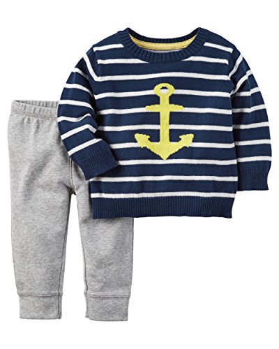 Pantalon de survêtement de qualité supérieure Carter's avec finitions marines haut de gamme