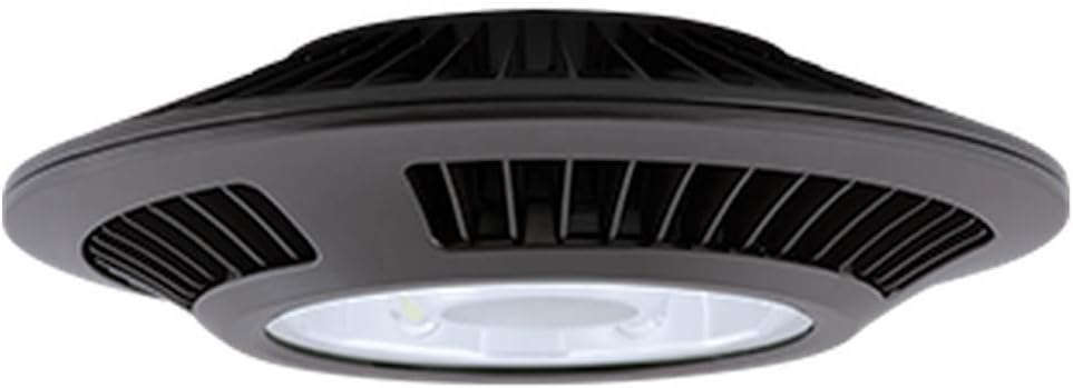RAB Lighting CLED52 Ceiling Light with 52W 4 X 13W Cool LED and Clear Lens, Bronze