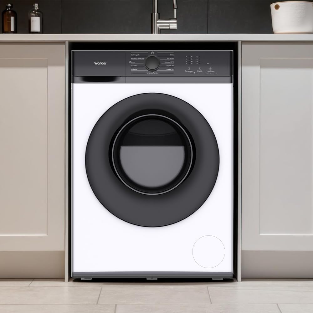 Wonder Lavadora 6Kg Carga Frontal Blanco WL6204AI. 1600W, 1200rpm, Motor Inverter, 11 Programas, Función Stop&Go, Tambor Diamante, Clase de Eficiencia Energética A