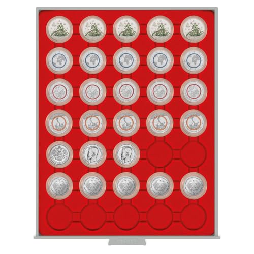 Box monnaies 35 alvéoles pour protéger vos capsules de 5 euro Allemagne