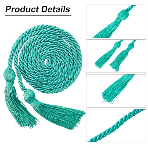 Image of GraduationMall Graduation Honor Cord 68 inch Turquoise