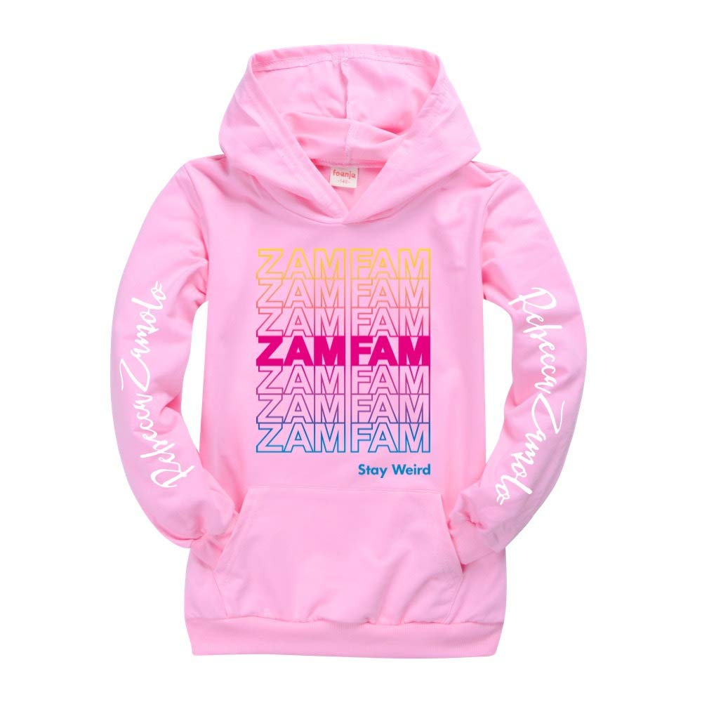 Zamfam Merch Kids Rebecca Zamolo Hoodie Boys Girls Merch
