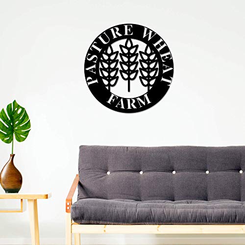 Wheat Field Custom Sign, Farmer Sign, Metal Farm Sign, Personalized Metal Sign, Established, Plasma Cut Steel Sign, Metal Art, Farmhouse Decor #TOP1