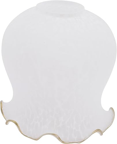 Pantalla de cristal de lirio, pantalla de lámpara de iluminación decorativa, pantalla de vidrio de repuesto, pantalla de luz de vidrio, accesorios