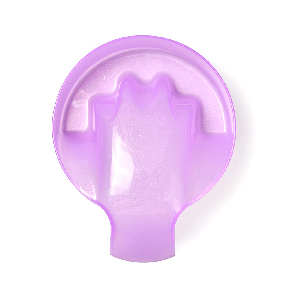 Rolabling 1Pcs Nail Art Soak Bowl Nail Polish Powder Removal Tray Nail Spa Salon Soaker Bowl Manicure Tools (Purple)