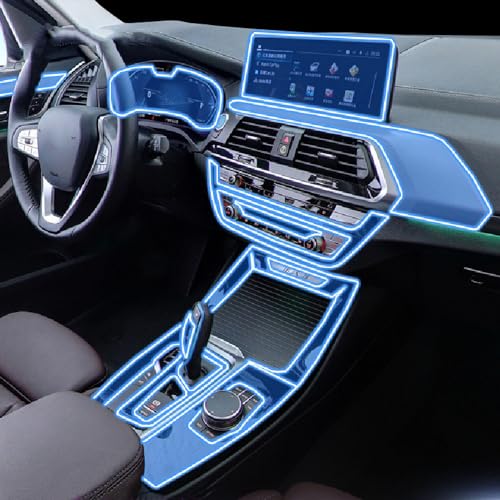 Protection d'écran LCD anti-rayures pour navigation GPS auto BMW iX3 film TPU