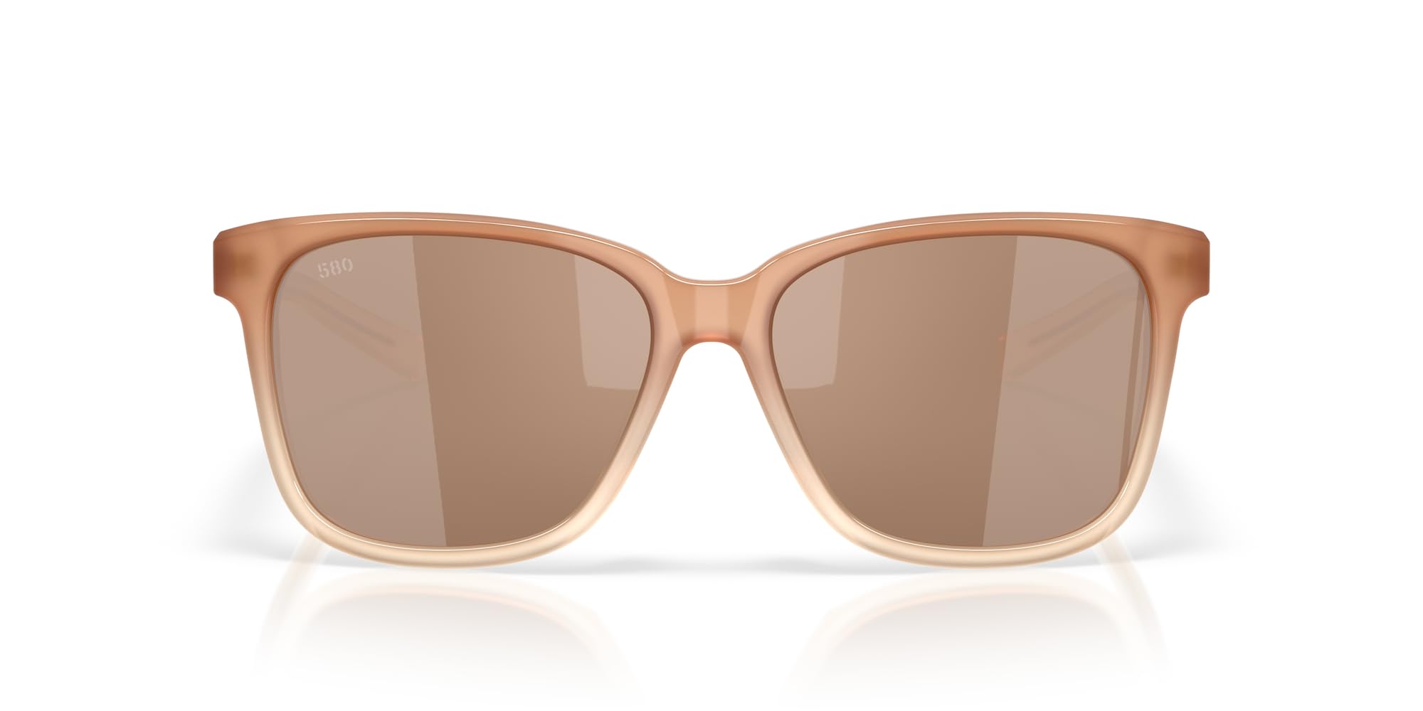 Costa Woman Sunglasses Shiny Black Frame, Gray Lenses, 57MM