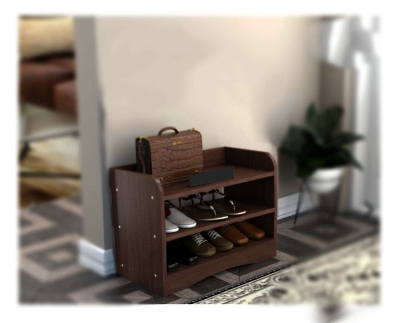 OXMIC Shoes Rack for Home,Shoes Rack Wooden Furniture,Shoe Rack Wooden