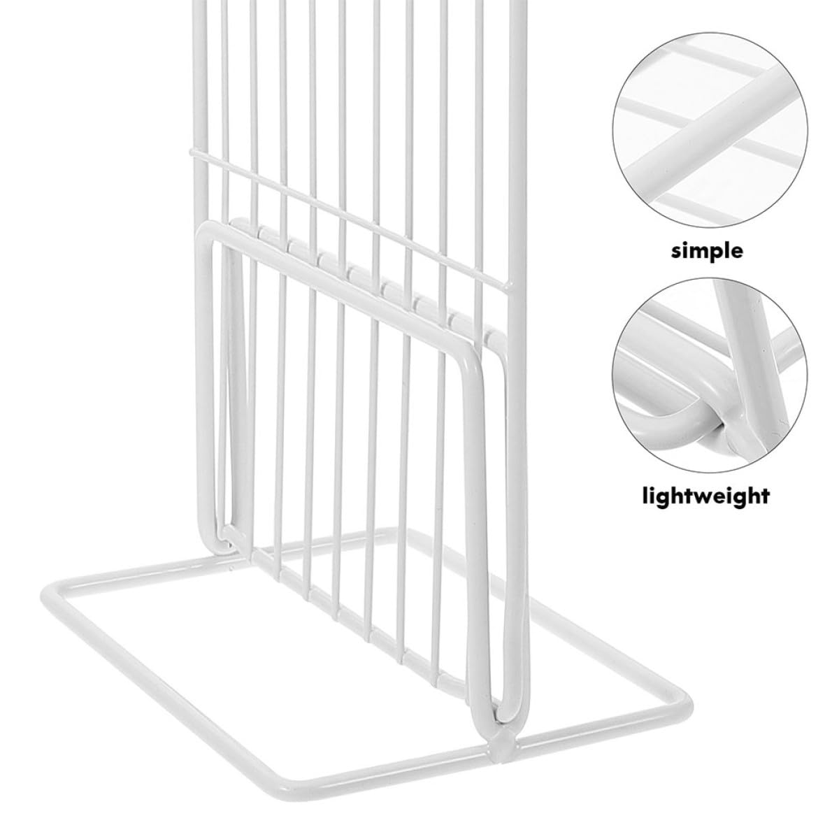 CRAFTHROU Divisor de Estantes Metálico Ajustable para Congelador, 32-34 CM de Ancho X 36 CM de Alto, Separador Desmontable para Uso en Neveras y Refrigeradores Domésticos