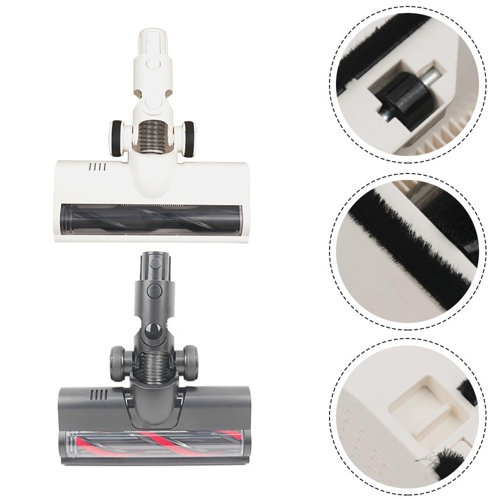 Rodillo eléctrico para cepillo de suelo para V9 V10 V11SE V12, adaptador de espaciado de 8,2 mm de ancho, cabezal eficiente de eliminación de pelo de mascotas para suelos duros y alfombras