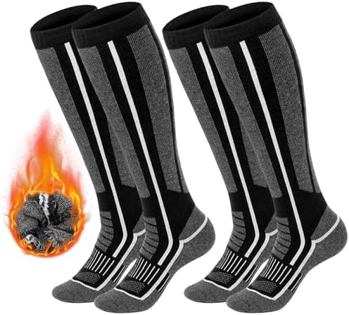 Calzini Termici Lana Merino TANSTC - Per Sci E Sport Invernali, 2 Paia - Foto 9