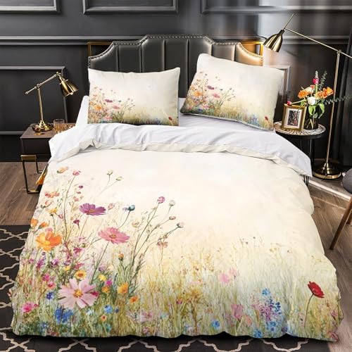 Housse de couette tigre blanc en microfibre ultra douce 3D - 2