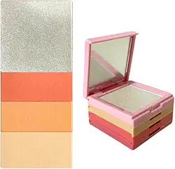 Bobbi Rara Quarteto 4 em 1 com Blush Contorno Iluminador e Pó Textura Suave Acabamento Natural (Cor 1)