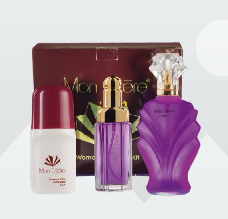 Mon critere set perfume para dama