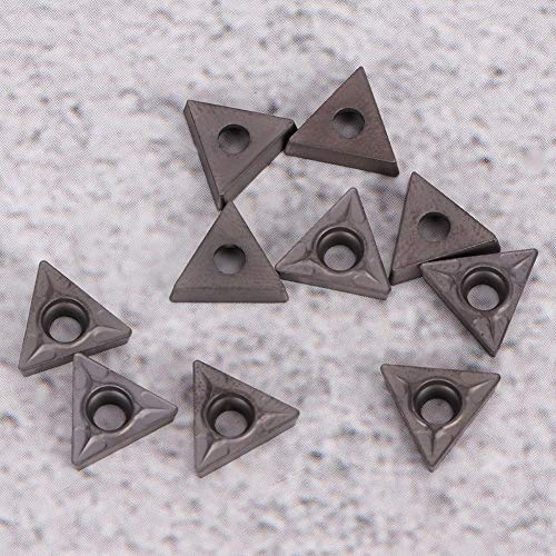 10 Schwenkblatt-Hartmetalleinsatz, Schwenkeinsätze, TCMT110204 Edelstahl-Finish für Stahl