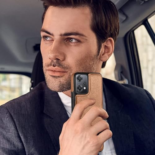 Image of MOBILOVE PU Leather Flexible Back Case Cover for | OnePlus Nord CE 2 Lite 5G (Brown)