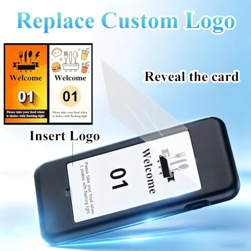 Image of Restaurant pager system, 16 wireless pickers, touch screen keyboard, calls to customers waiting for pagers with vibration flash and buzzer for queue