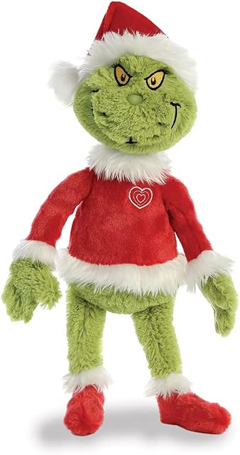 Dr. Seuss Grinch Santa 19",Red & Green