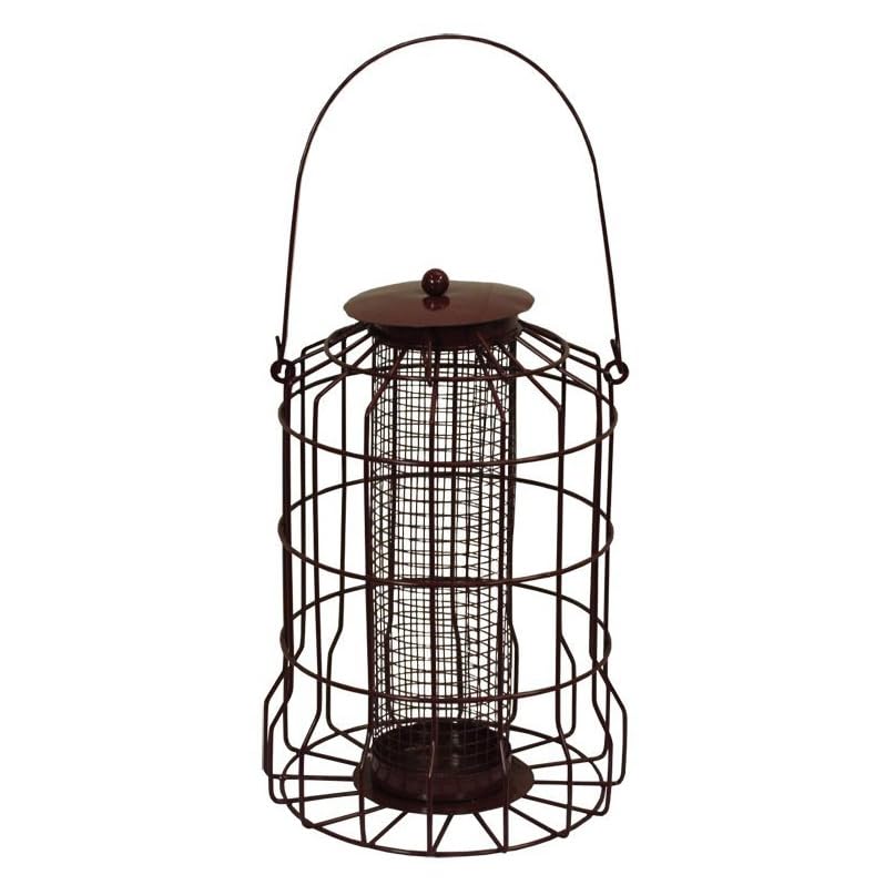 Selections Squirrel Proof Nut Feeder Hanging Wild Bird Peanut Cage