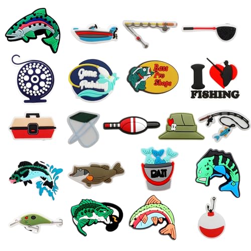 WENJION 21 Stück Croc Anstecker Kinder Angel Thema, Croc Sticker Schuh Charms Set für Croc, Lustige DIY Schuhdeko Zubehör, Lochschuhe Schuhanhänger für Jungen Mädchen Alltag Spaziergang Party Reise