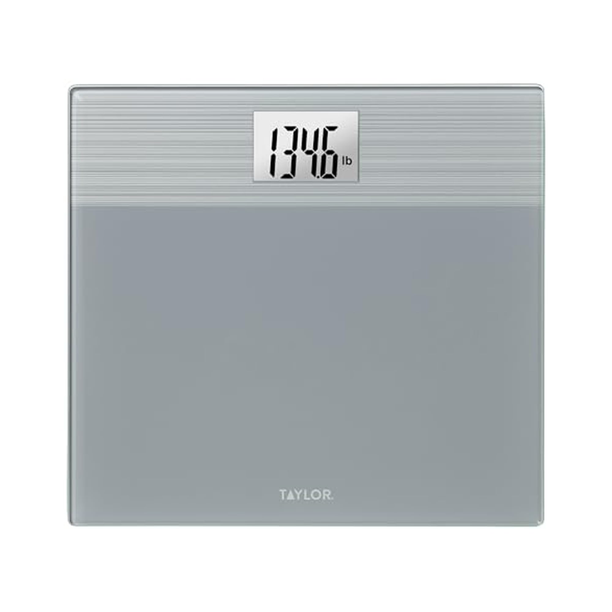 Taylor Digital Wide Platform Bathroom Scale Scale for Body Weight Weighing Machine Battery Powered Measures Weight up to