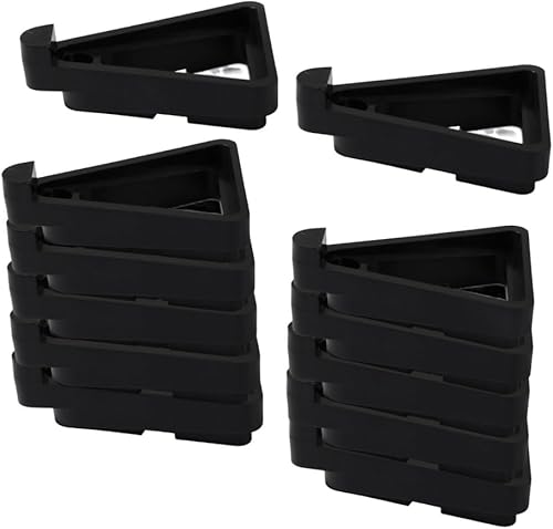 12 patas de maceta, elevadores invisibles para macetas, dedos triangulares, soportes para macetas de jardinería en interiores y exteriores, macetas