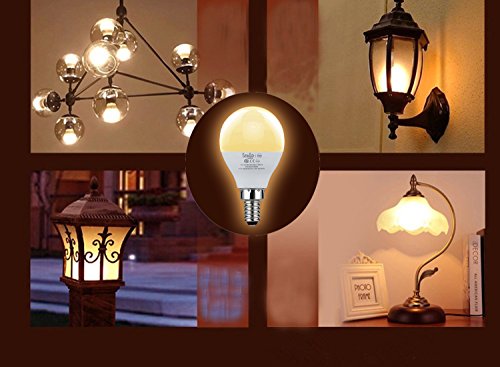 Tento Lighting E12 Candelabra Bulbs 40W Replacement, Pendant Lamps Ceiling Fan Light Fixtures Energy Saving Led Light Bulbs, Cool White, 110V - 120V 5W 240 Dergees Beam Angle (450 Lm) (5500K - 6000K) #TOP6