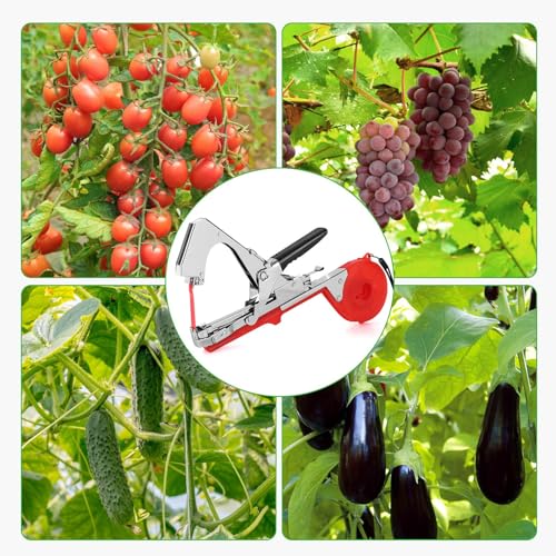 Máquina manual para atar plantas con 10000 grapas y cintas miniatura 7