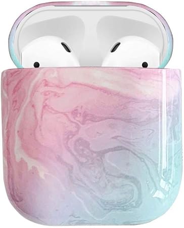 Suhctup Airpods Custodia compatibile con AirPods 1 \u0026 2,Cover Protettivo in  Marmo [Antiurto] Antipolvere Carino Cover in PC Protettiva,Supporta la  Ricarica Wireless -Rosa : Amazon.it: Elettronica