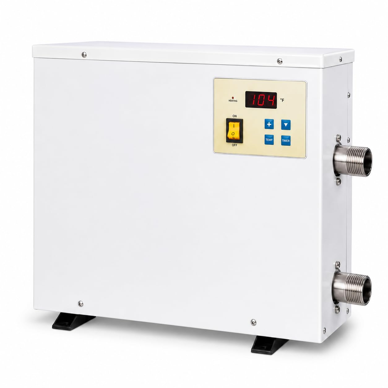 Pompe à chaleur électrique de piscine 18 kW Chauffe-eau pour piscine et spa pour usage résidentiel, chauffage efficace pour piscines creusées ou hors sol