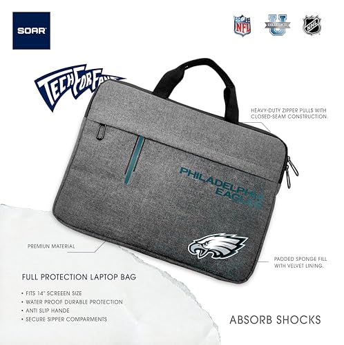 Funda para ordenador portátil NFL Soar Prime Brands Group gris 4