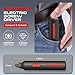 Electric Screwdriver Cordless,3.6V Screwdriver Set Rechargeable,Multitool Magnetic Screwdriver Bits,20 Pieces Screw Gun Gifts for Men (Black)
