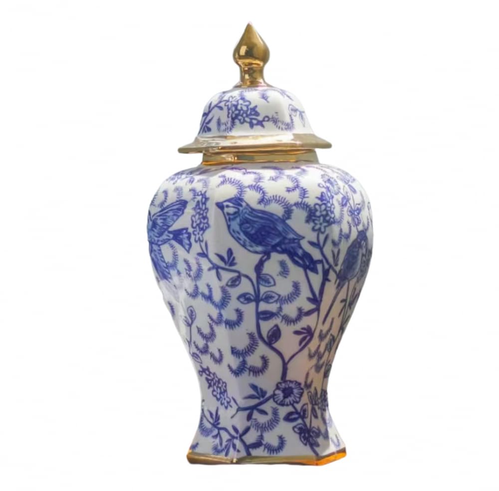 Porcelaine rustique décorative petit pot de 34 cm pour la maison