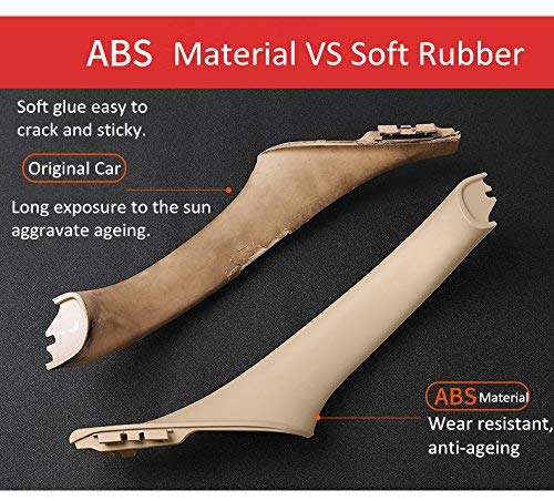 Kit de painel de apoio de braço com interruptor de janela, alça de porta para BMW série 5, suporte d