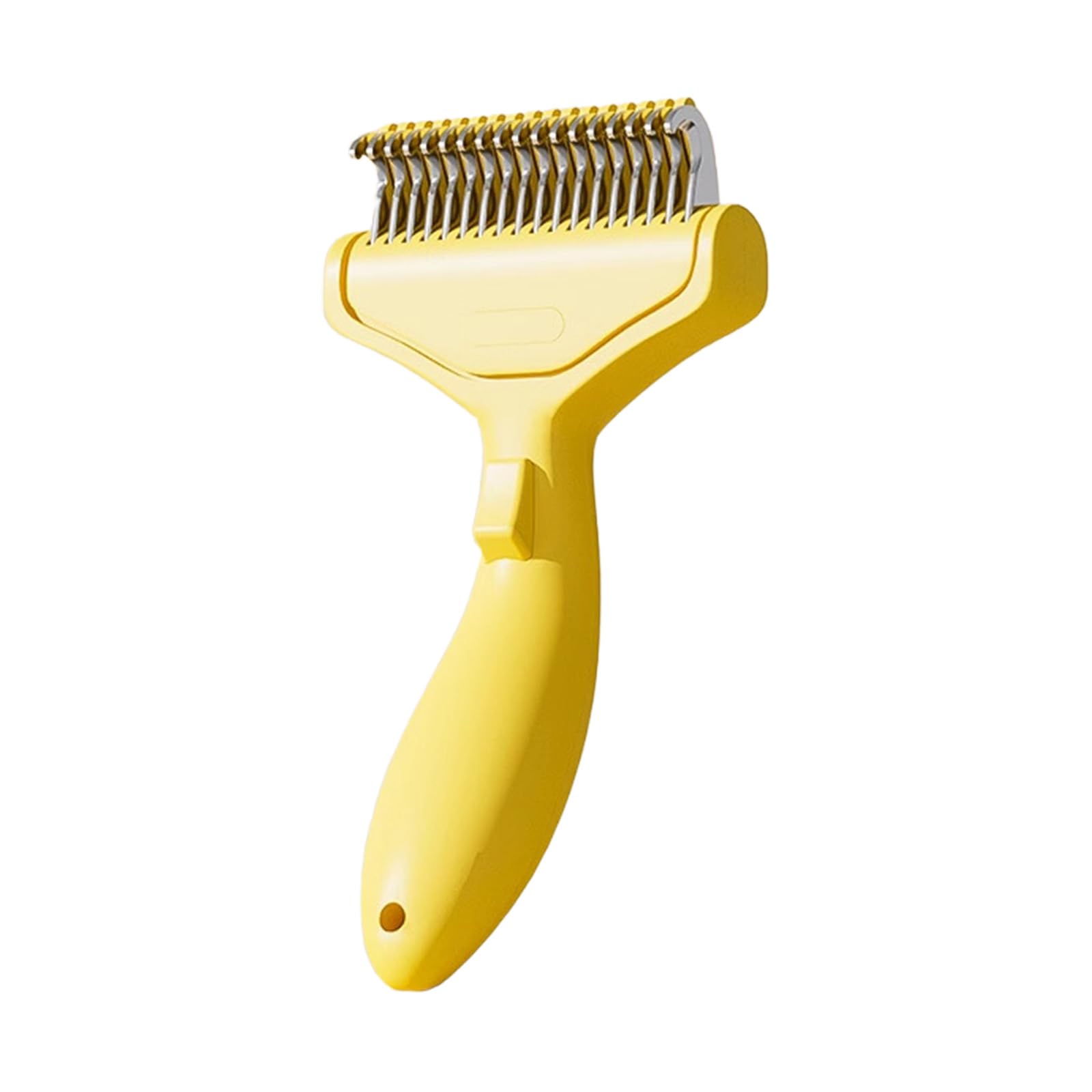 MICFENY Stainless Steel Pet Detangling Comb For Dog Cats To Remove Shedding Furs Hair Mats Knots And Tangles Grooming Tool
