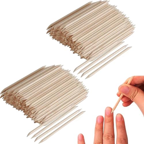 Bâtonnets cuticules bois orange pour manucure et pédicure 2000pcs