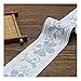 ANWUYANG Huabian Ruban De Dentelle Jacquard D'Aqua Blue 1M, Sangle en Dentelle De Style Chinois De 6cm, DIY Couture Vêtements/Rideau/Coureur De Table/Drapeau Drape Dress Decoration