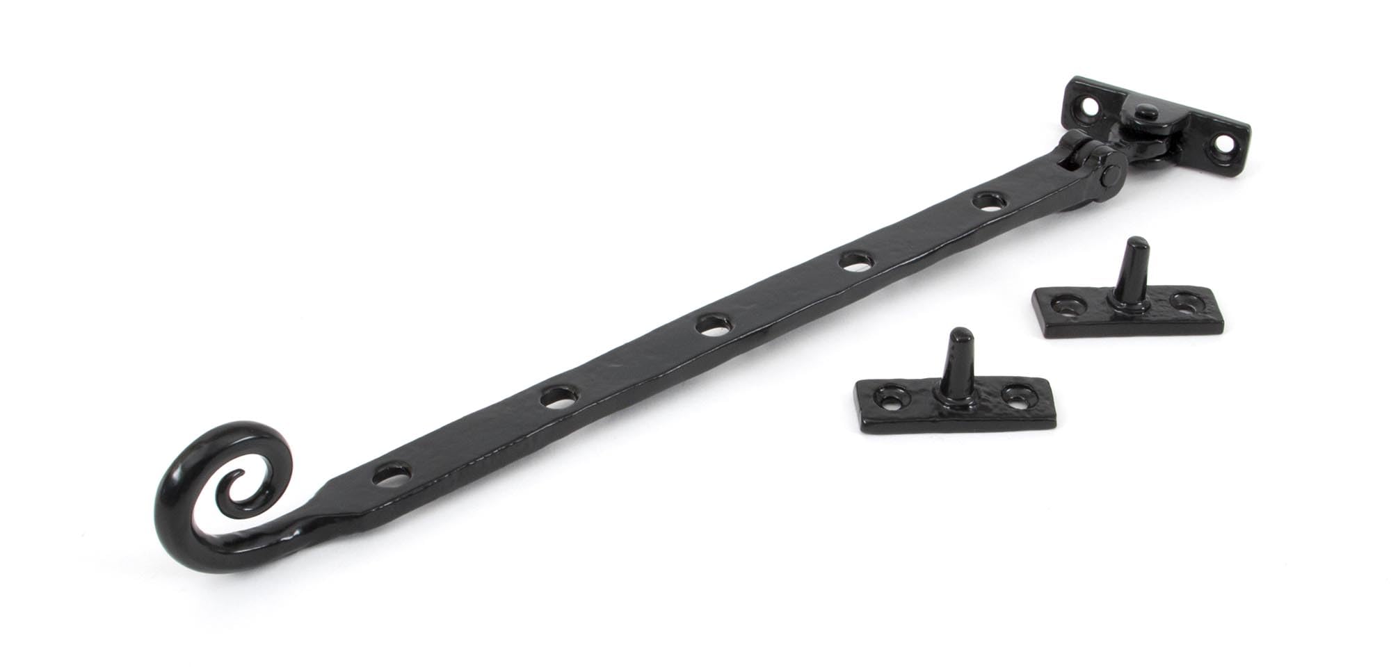 From The Anvil Traditional Black Black 12 Inch Handmade Monkeytail Stay