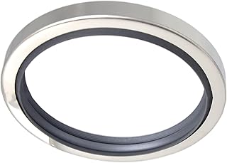 GRESIK Seal Washer 1pcs Double Lip PTFE Stainless Steel Oil Seal 65/68 * 75/80/8283/85/90/100 * 8/10/12/14/15mm Screw Air Compressor Oil Seal Gasket Lip (Color : 65x85x14)