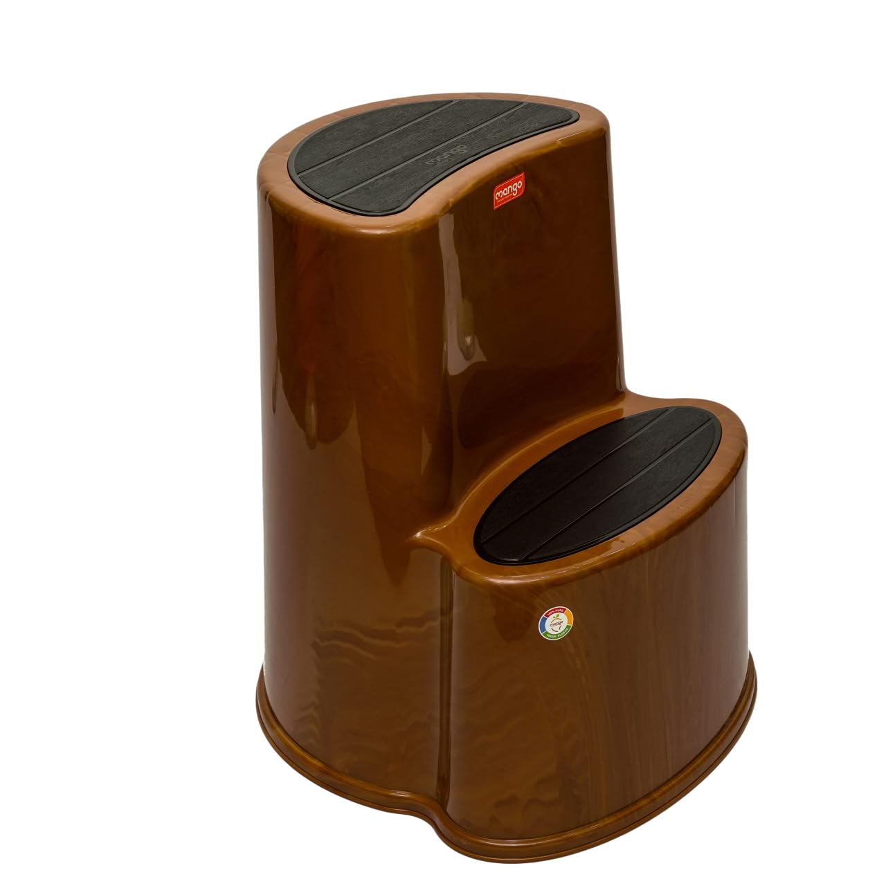 Multipurpose Step Stool with Anti-Skid Surface for Home, Kitchen & Office | Premium Plastic Ladder Stool | 220 kg Hight Weight Load Capacity | 60 x 47 x 51.5 cm (Sandal Wood)-image-14