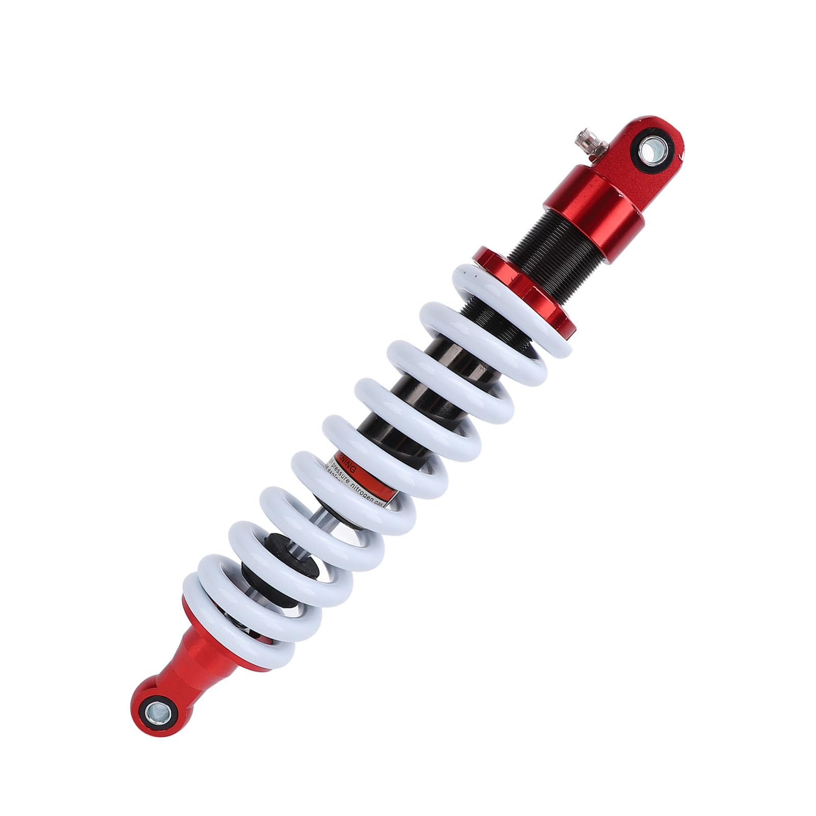 Dilwe Amortyzator 365 Mm CNC Stop Aluminium Heavy Duty Amortyzator 12 Mm Sprężyna 10 Otwór Montażowy do Motocykla ATV Gokart Dirt Pitbike do