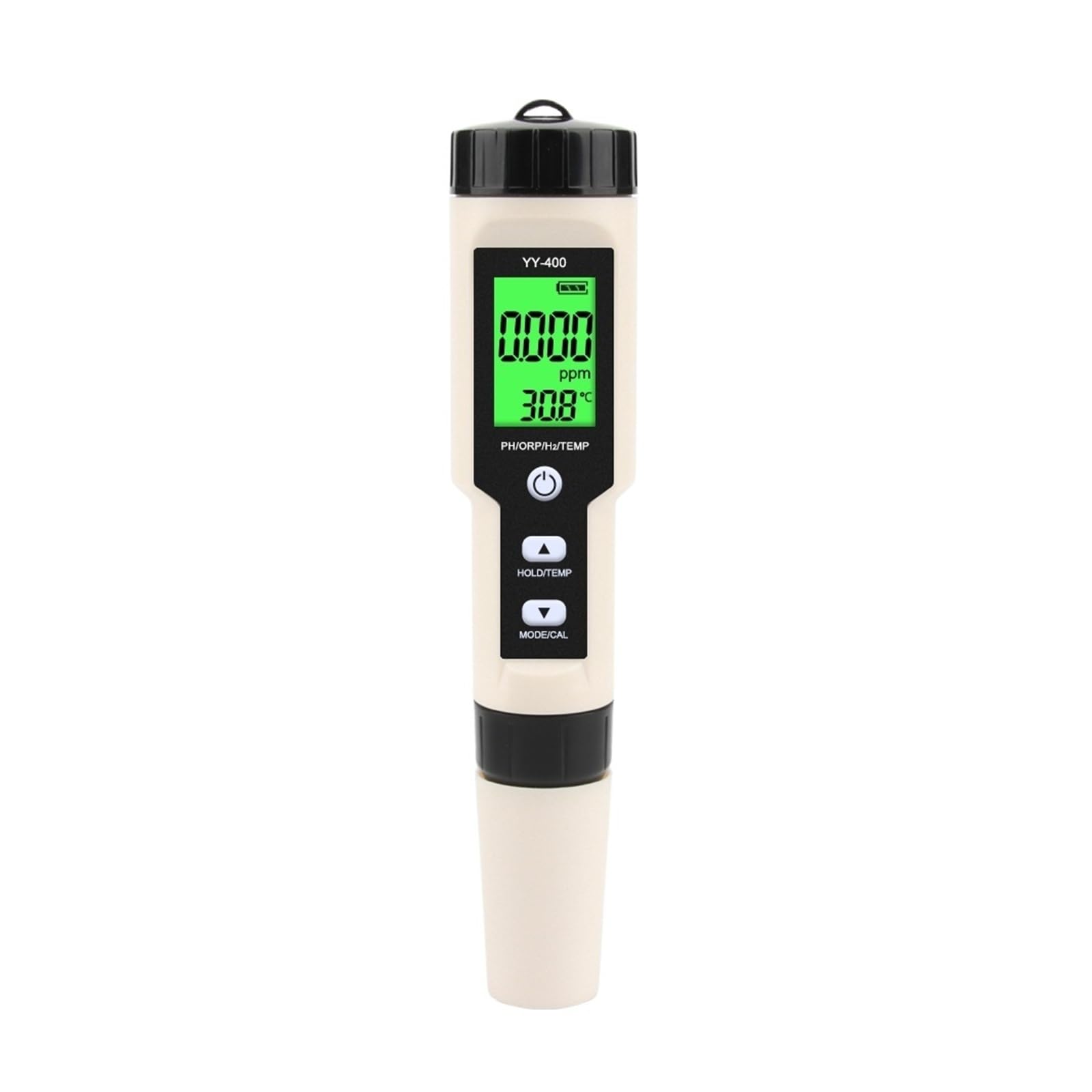 JVDDI Hydrogen Water Tester Monitor 4 In 1 H2 PH ORP TEMP Meter Reactive Oxygen Analyzer ATC 0-2400 PPb