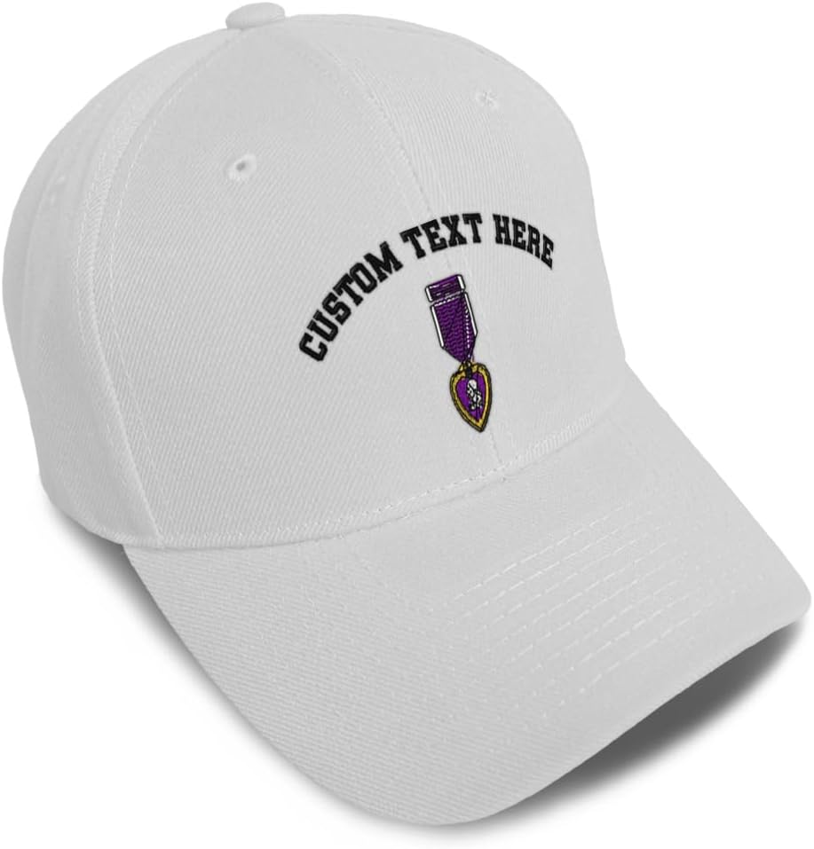 Baseball Caps for Men & Women Embroidered Army Military Purple Heart Embroidery Ladies & Men Baseball Hats