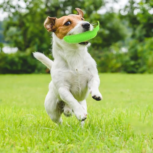 Image of balacoo 2pcs Cucumber Shape Dog Chew Toys Interactive Pet Plaything for Puppies and Fun for Mental Helps Reduce Destructive Behavior