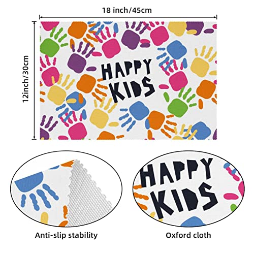 Set de table enfant grand format résistant à la chaleur et lavable - 5