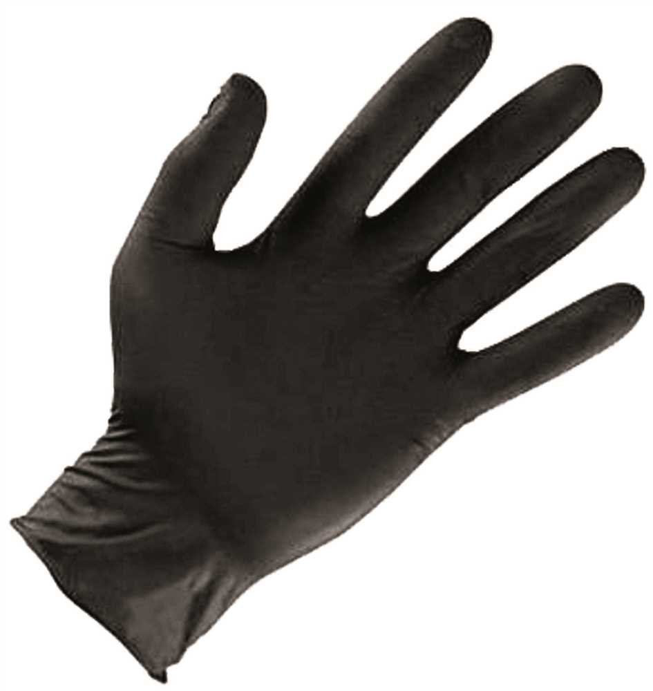 ShuBee® Black Gauntlet® Silver Edition Black Nitrile Gloves
