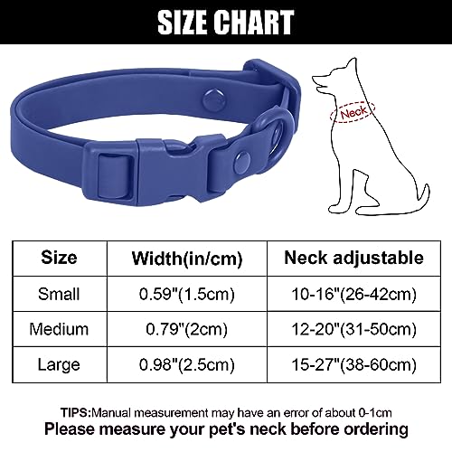 Collier imperméable pour chien ajustable de petite moyenne et grande taille - 5