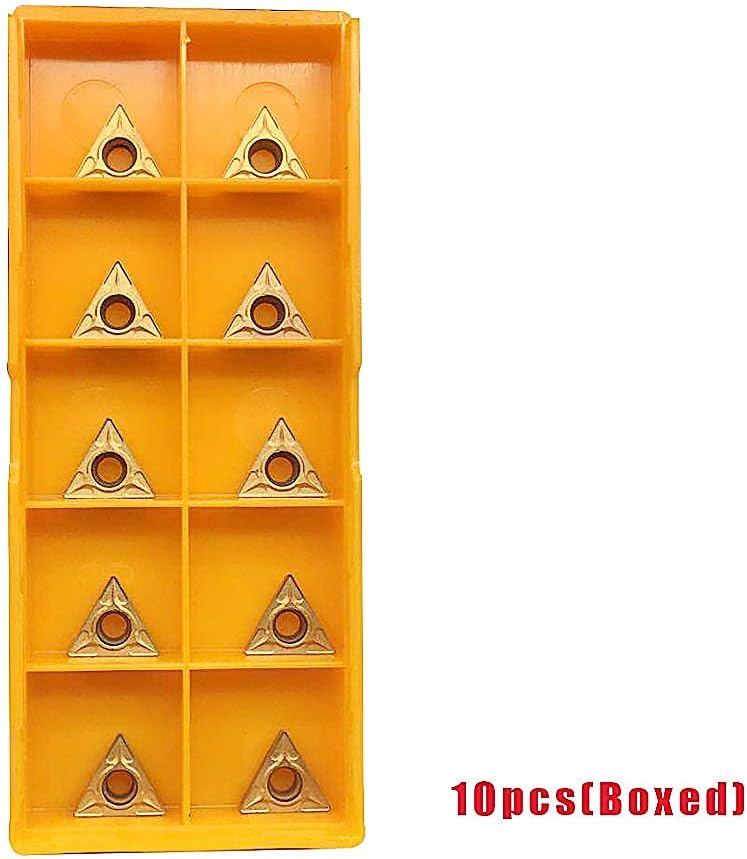 20pcs TCMT21.51 TCMT110204 Turning Inserts +10pcs APMT1604PDER DP010 milling inserts CVS Coated Lathe Indexable inserts for Lather turning tool holder for Steel